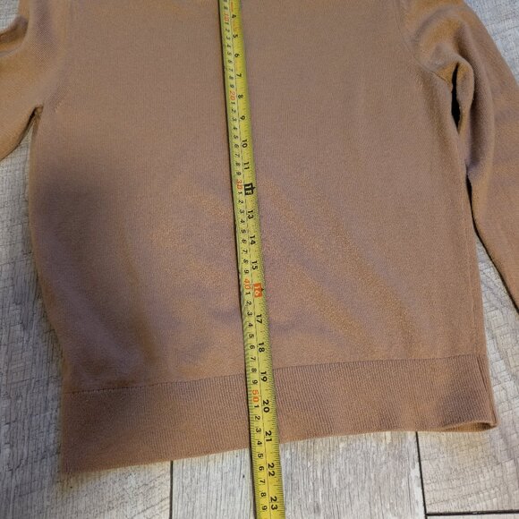 Banana Republic Camel Cotton-Cashmere Button-Front Cardigan | Size Small - Picture 11 of 11